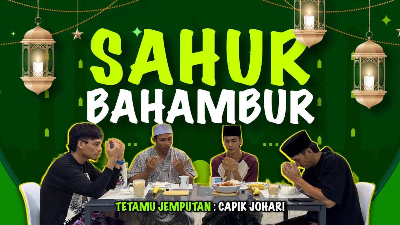 HARRY BARAN TERUK SAMPAI TAMPAR CAPIK?! SAHUR MAKANAN CAPIK DIKECAM TERUK OLEH TRIO SABAHAN?! 