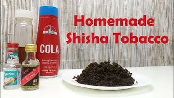 Homemade Shisha Tobacco - Rum and cola flavor