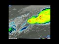 Fast loop of GOES-East 1 minute clean infrared loop on July 14, 2021