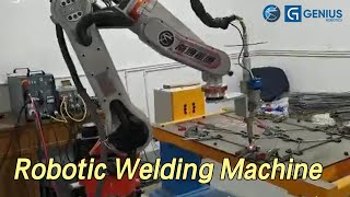 6 Axis Robotic Welding Machine CO2 Welding High Sensitivity Laser Seam Track