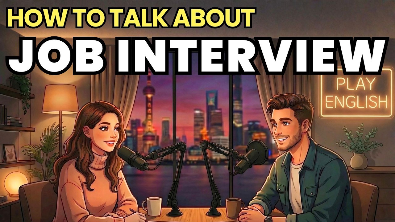 Learn English with Real Conversations Podcast | How to Talk in a Job Interview in English