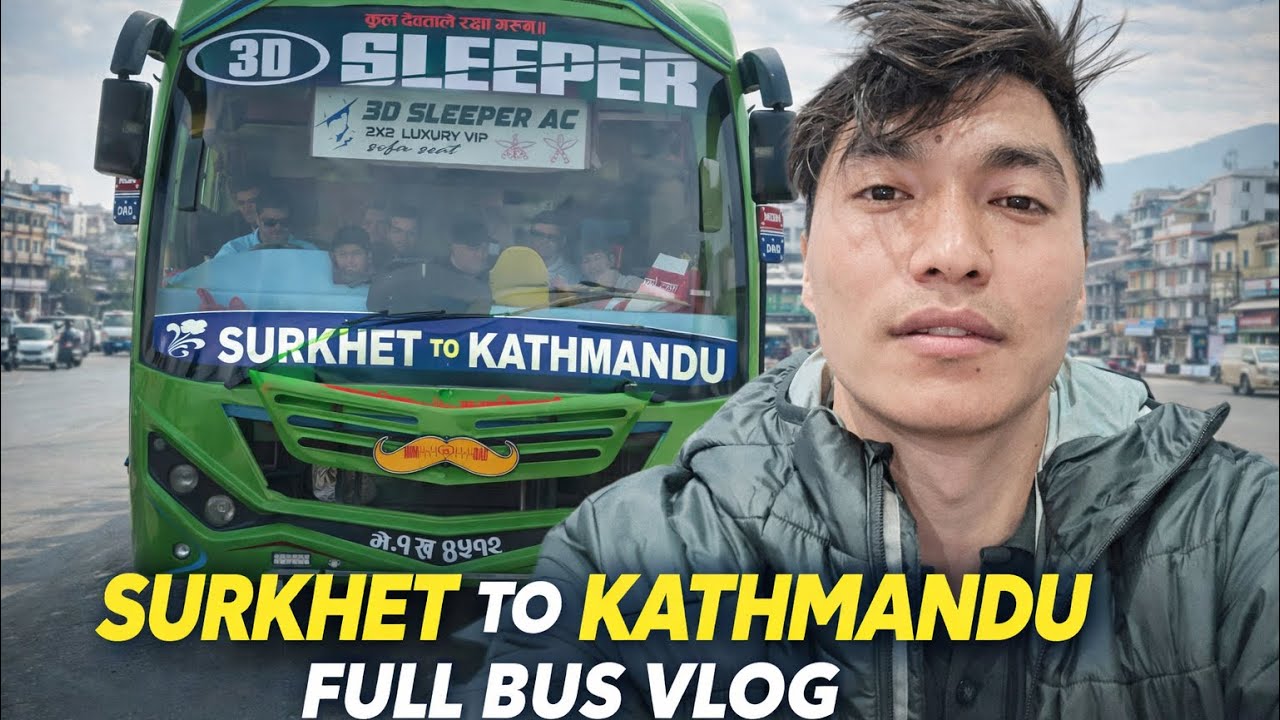 3D Sleeper Ac {Surkhet To Kathmandu } Full video Finally 😎😎😢#fypシ゚viral #newtravel #longtrip Thanks 