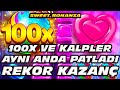 SWEET BONANZA | 100 X VE KALPLER AYNI ANDA PATLADI REKOR KAZANÇ | #sweetbonanza #casino #slotonline