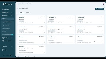 How to manage expense heads, budgets and approval workflows on Fracto