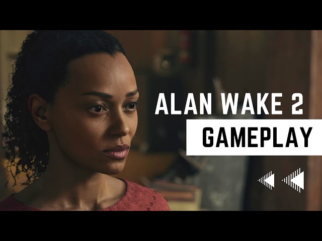 Alan Wake 2 NEW Gameplay 4K (No Commentary) 