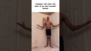 Teachers put me against the wildest kids fr #memes #funny