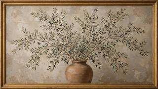 "A Quiet Corner Time Forgot" | Olive Branch Still Life 4K TV Art (No Music) screenshot 5