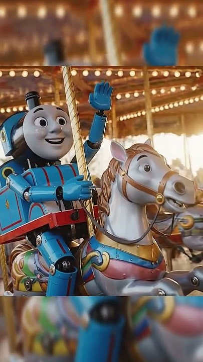 Robot Thomas Si Kereta Naik Odong Odong Ceria~Robot Thomas the Train Rides Joyful Odong Odong