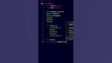 Python turtle Graphics Flower Animation.  #pythonprogramming #pythontutorial #pythonturtlegraphics