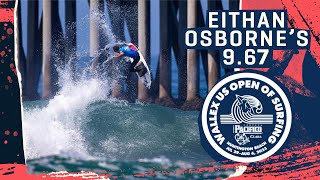 One Of The Biggest Airs In US Open History - Eithan Osborne's 9.63