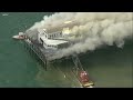 Moment Massive Fire Rips Through Iconic Oceanside Pier