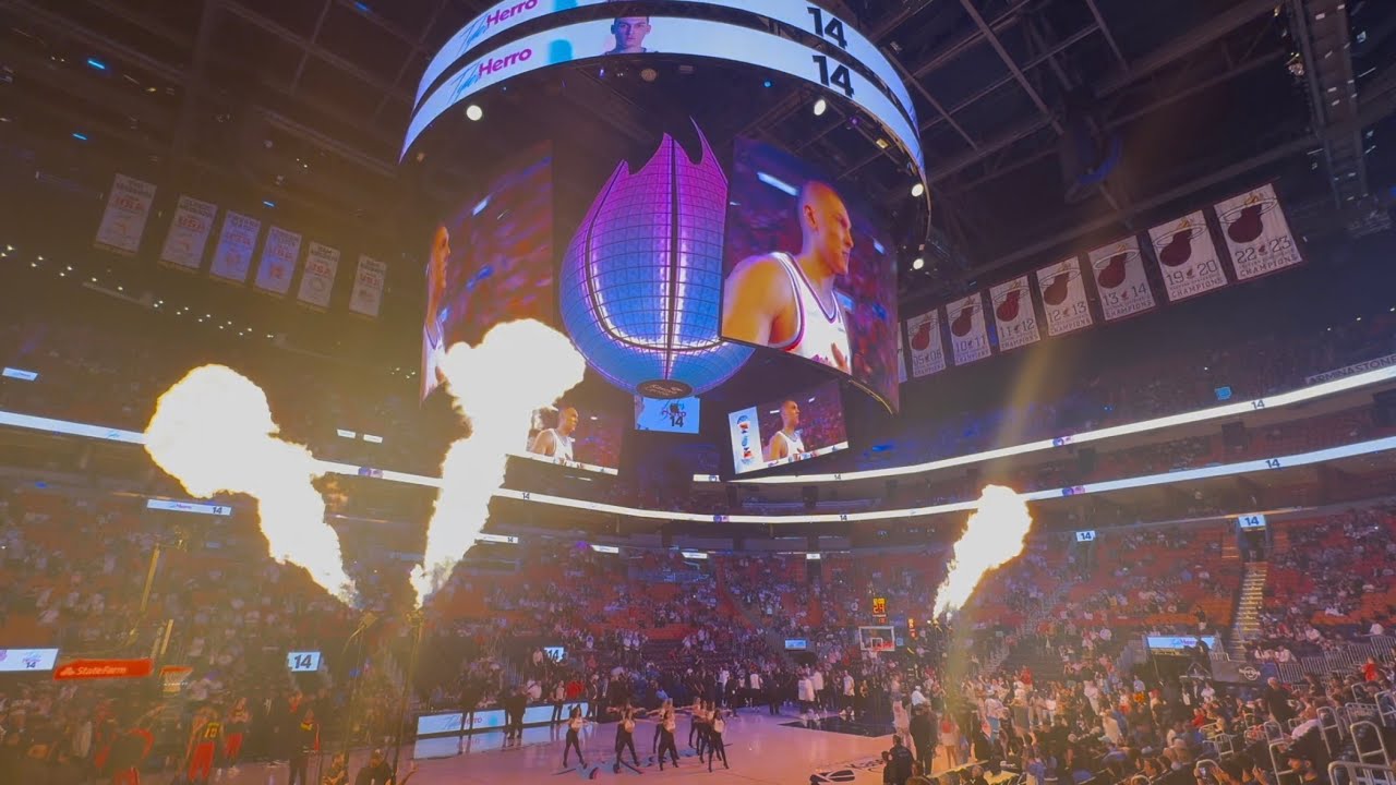 2024-25 Miami Heat Intro (vs Atlanta Hawks 3/27/25)