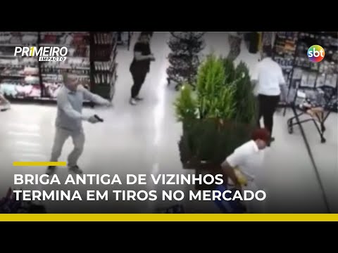 Video flagra-agente-penitenciario-atira-em-vizinho-dentro-de-mercado-primeiro-impacto