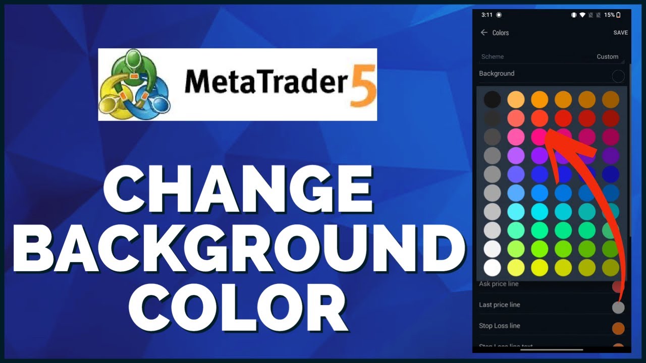 How to Change Background Color On MetaTrader 5 2024