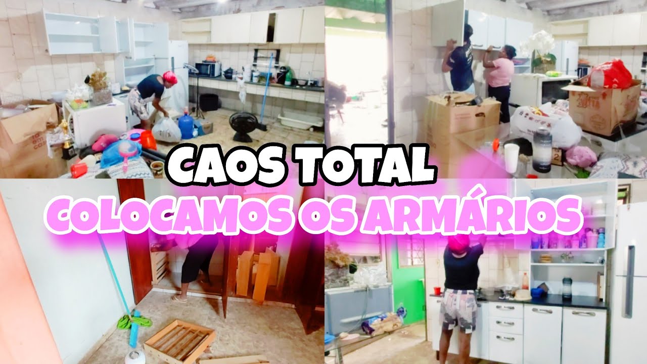 BAGUNÇA PÓS MUDANÇA+ORGANIZAÇÃO dos ARMARIOS DA CASA NOVA