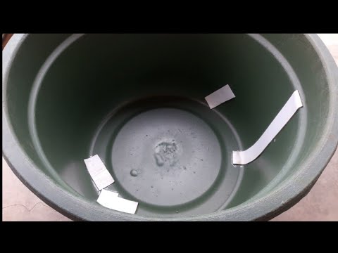 cara menambal tandon air bocor | Repairing Water Tank. 