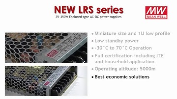 Mean Well LRS series video