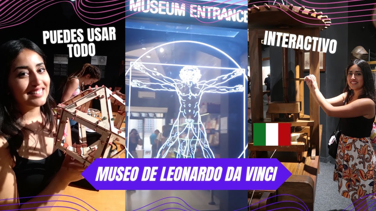 Museo INTERACTIVO de DA VINCI en FLORENCIA 😱🇮🇹 | Catu