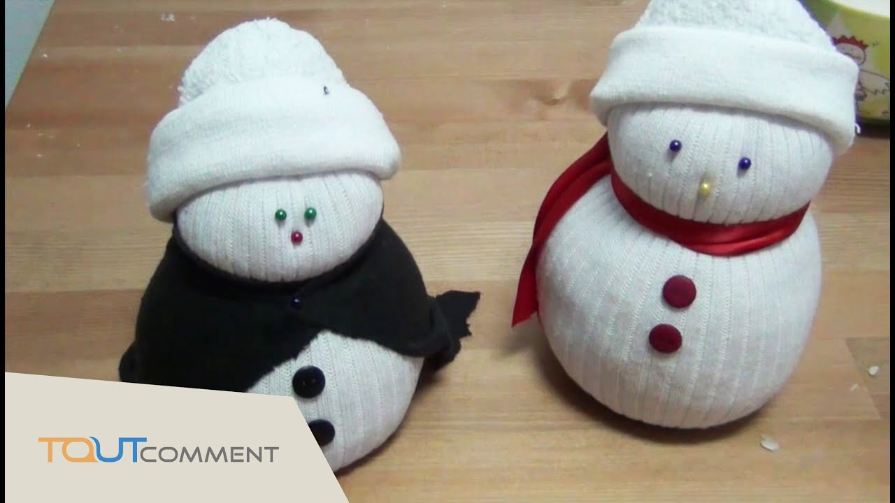 Noël Chaussette bonhomme de neige-rend 2 bonhommes de neige-Children 's Craft Kit-Entièrement NEUF dans sa boîte