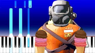 Lethal Company Soundtrack - Icecream Song (Piano Tutorial)