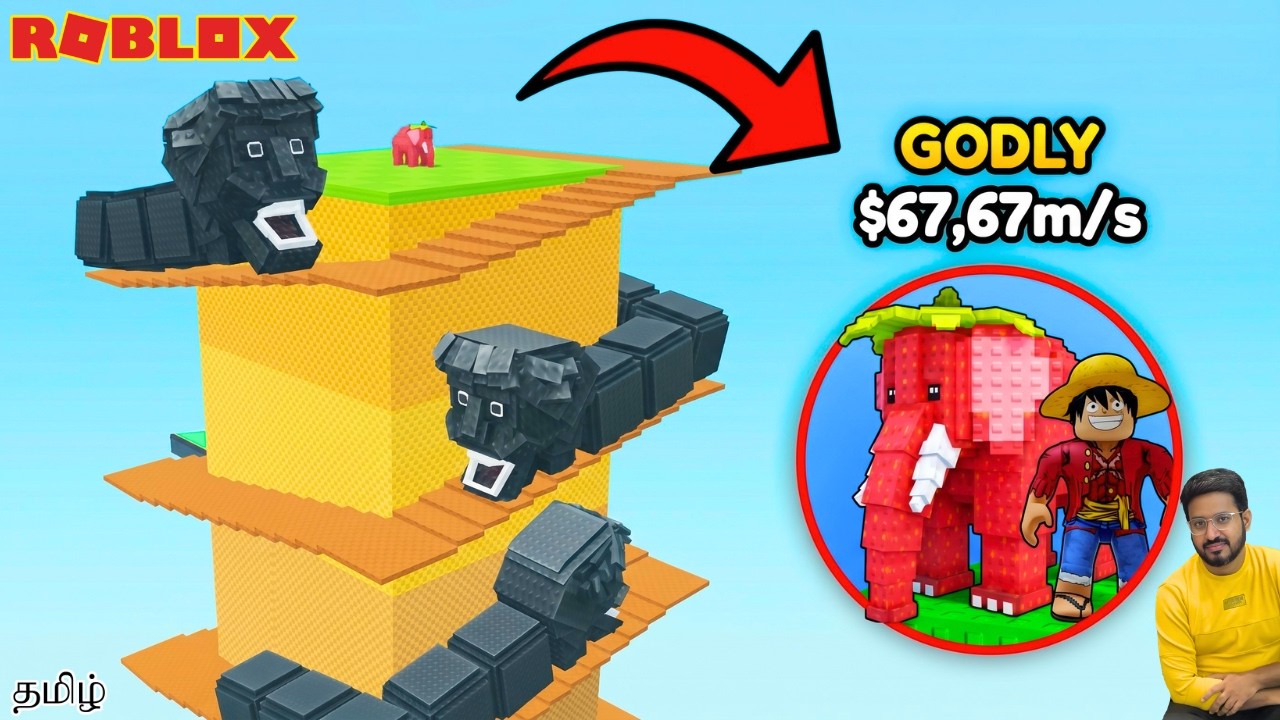 Roblox Climb Worm Tower for Brainrots Funny Gameplay in Tamil | Earth Gamer