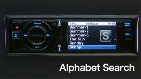 KIV-700 - iPod Alphabet Search