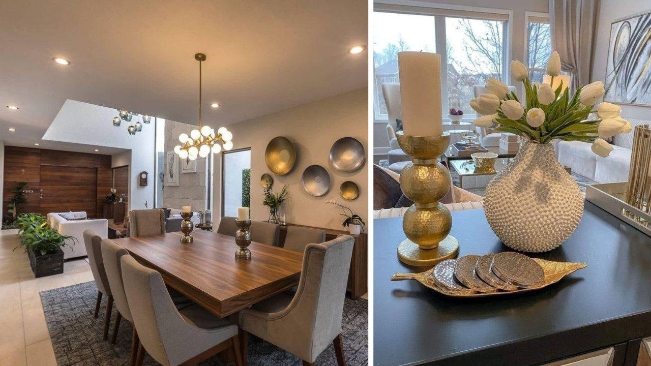 +162 iDEAS de CENTROS DE MESA que harán LUCIR elegante tu COMEDOR y elevarán el estilo de su casa