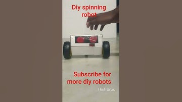 D.I.Y Spinning Robot👈 (Subscribe for more)