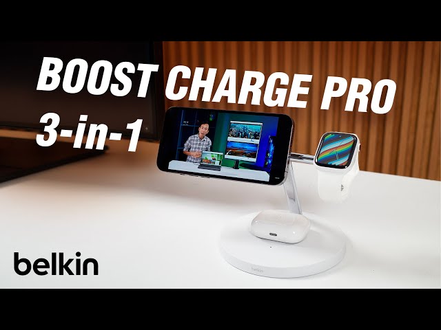 Trên tay Belkin Boost Charge Pro: Chân đế sạc không dây để bàn đẹp, sạc nhanh cùng lúc 3 thiết bị