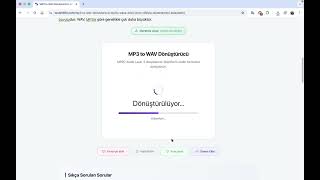 MP3 to WAV Dönüştürücü Ücretsiz Online | MP3'ü WAV PCM Sese Çevir Düzenleme İçin
