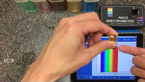 Spectrometer Tutorial