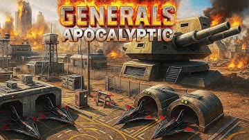 USA Super vs 7 USA Air Force - Command & Conquer Generals Apocalyptic