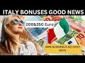 ITALY GOOD NEWS  BONUSES | FOR OWN BUSINESS &amp;DELIVERY BOYS | Visa Far