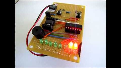 ATTiny85 Minute Countdown Binary Timer