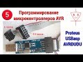 Proteus | AVRDUDE | Отладка и прошивка микроконтроллеров AVR | Микроконтроллеры с нуля #5