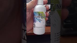 CUYI PIGMENT INK NEW STICKER LABEL #pigmentink #stickerlabel #ink #pigment