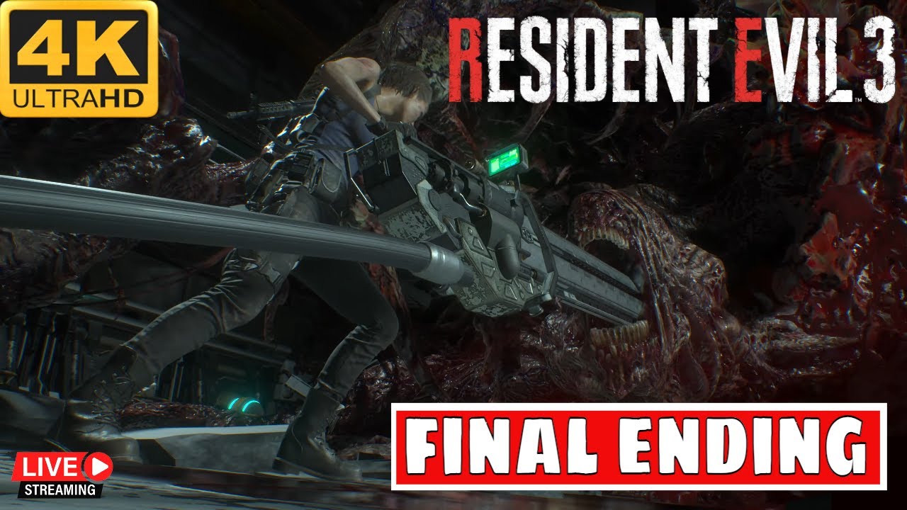 RESIDENT EVIL 3 REMAKE Gameplay Walkthrough Final Ending FULL GAME [4K ...
