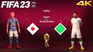 FIFA 23 - Japan vs. Saudi Arabia - FIFA World Cup Qatar Final | PS5™ Gameplay [4K 60FPS] Next Gen