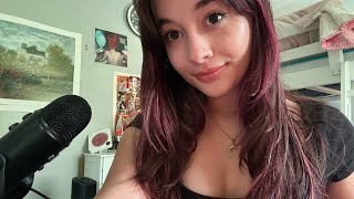 Humming while doing makeup ASMR | Unintelligible whispering, mouth sounds, and tapping ✨💄