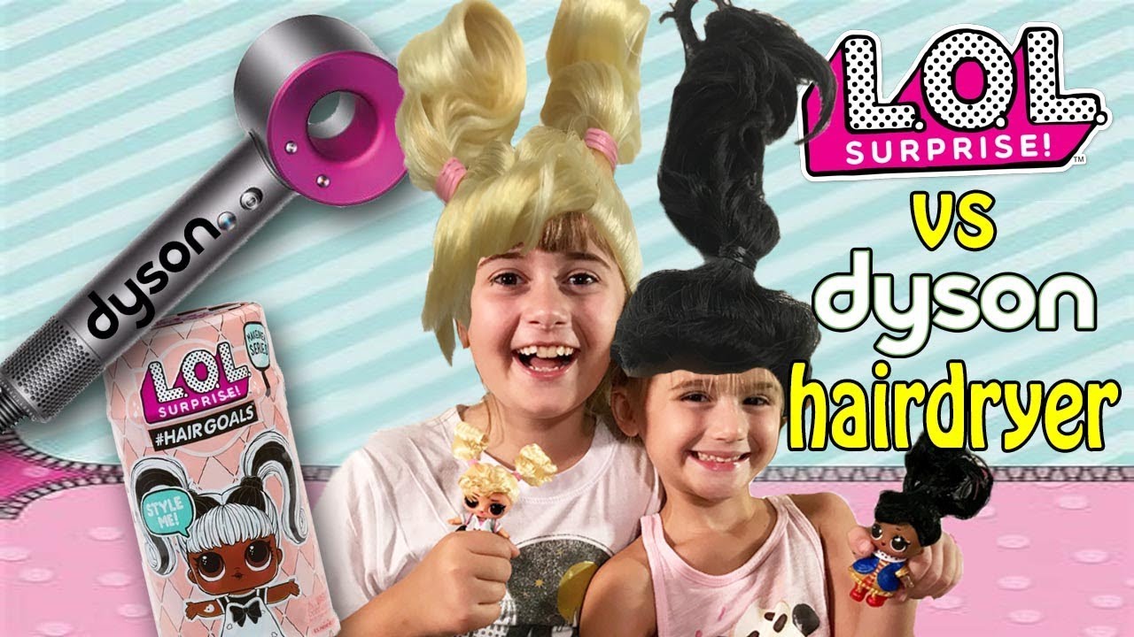 LOL Surprise Hairgoals Doll HACK, With Dyson Hairdryer!
