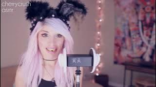 Cherry Crush ASMR Peas & Carrots // Ear to Ear Eating // Mouth Sounds