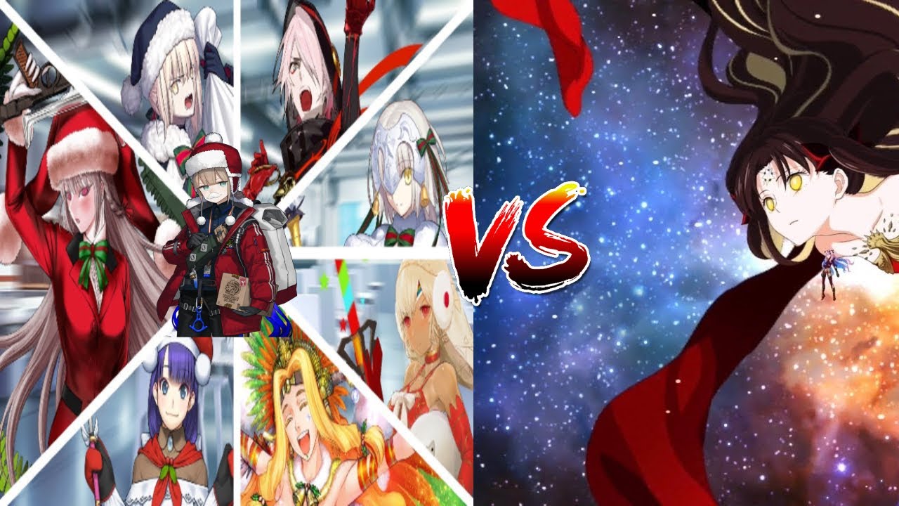 Fgo Spishtar vs The Santa army fgo Christmas 7 days 8 years Christmas carl challenge quest