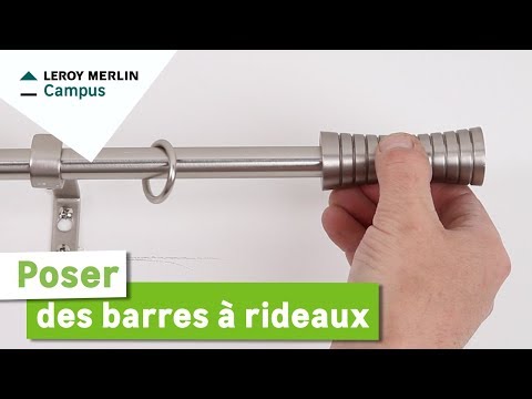 Vidéo: Comment installer la tringle à rideau ?