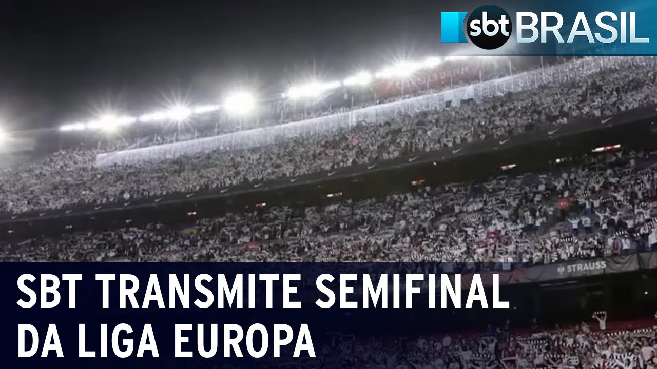 SBT transmite semifinal da Liga Europa | SBT Brasil (27/04/22)