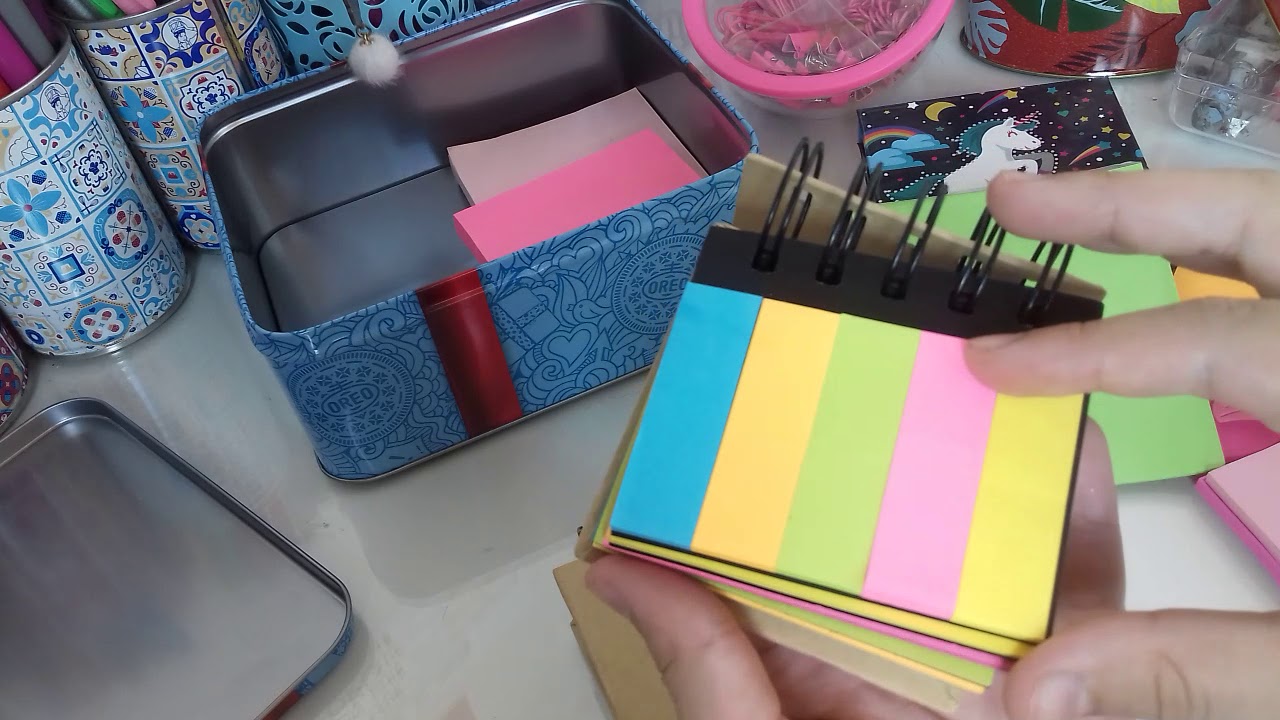 Minha coleção de post it YouTube