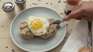Get the recipe for bill's sausage gravy at:
http://allrecipes.com/recipe/bills-sausage-gravy/detail.aspx watch how
to make a traditional that's...