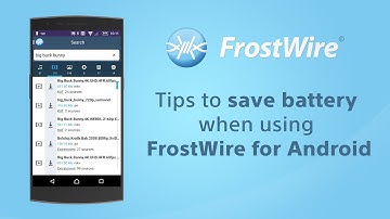 How to save battery when using FrostWire for Android
