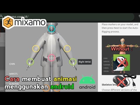 Cara membuat animasi di android - with mixamo - YouTube