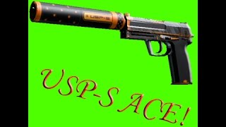 Counter Strike: Global Offensive USP-S Ace First Round!