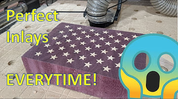 How to create perfect inlays with a CNC every time // Woodworking // Tutorial //
